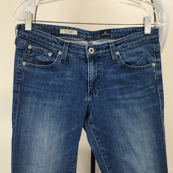 AG ADRIANO GOLDSCHMIED Medium Wash Cut Hem THE LEGGING Super Skinny Jeans - Picture 5 of 11